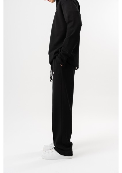 Erkek Modal Baggy Eşofman Altı Siyah modelleri