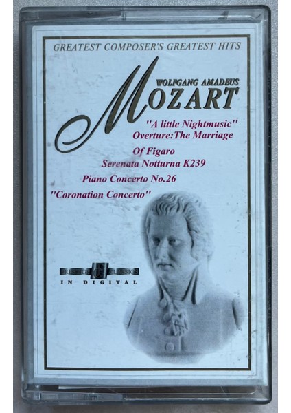 Mozart Piano Concerto No 20 Kaset (Orijinal Dönem Baskı Kaset)