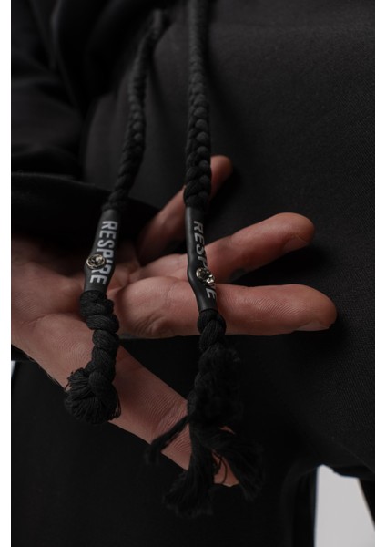 Erkek Modal Baggy Eşofman Altı Siyah