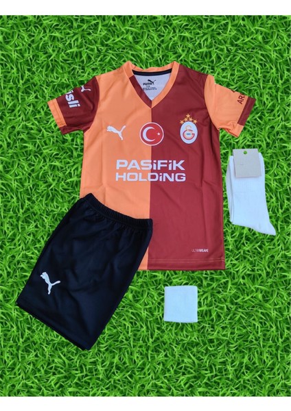 Yeni Sezon Galatasarây Leroy Sane Kırmızı Çocuk Taraftar Forması 4 Lü Set fiyatları