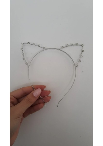 Taş Detaylı Kedi Kulaklı Taç fiyatları