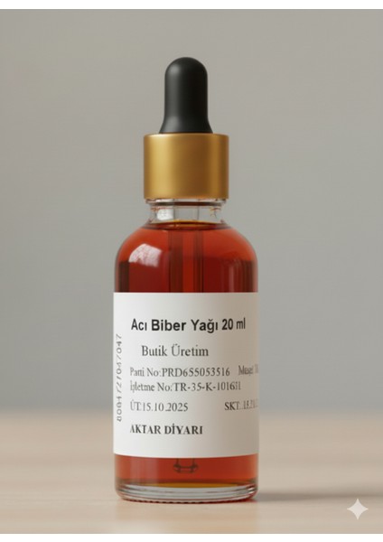 Acı Biber Yağı 20 ml fiyatları