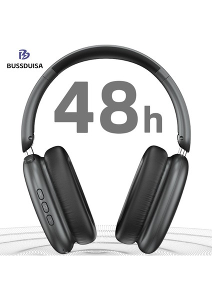 Ultra hassas gürültü önleme özellikli Bluetooth kulak üstü kulaklık uzun şarj süresi