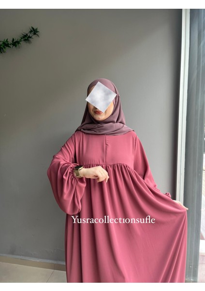 Ferace Tesettür Menekşe Elbise