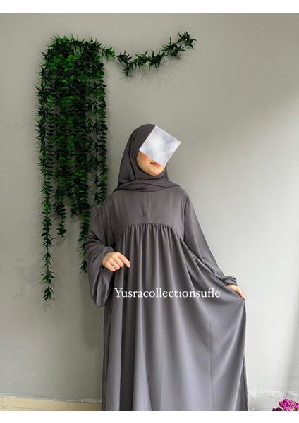 Ferace Tesettür Menekşe Elbise