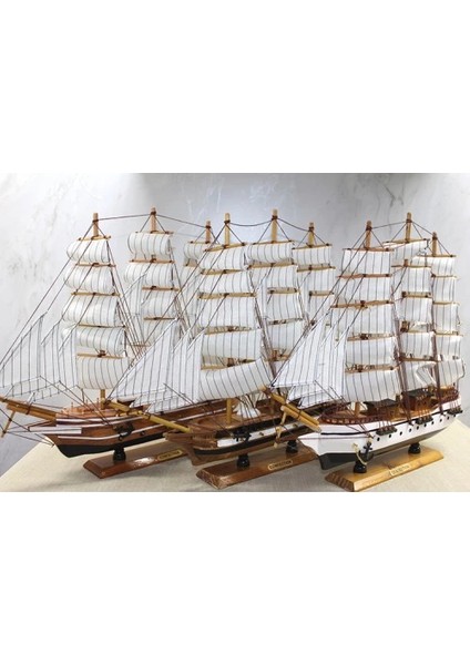 Ahşap Yelken Gemi Model 3