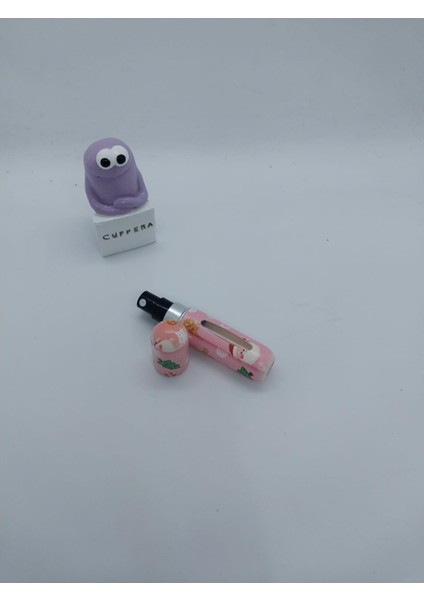 Mini Taşınabilir Şık Noel Parfüm Şişesi Püskürtmeli 5 ml (Pembe) modelleri