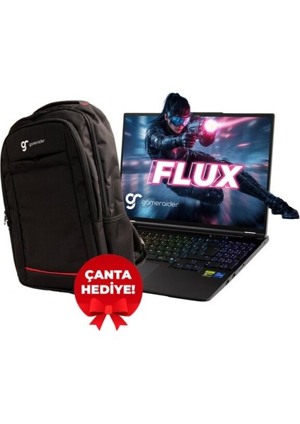 FLUX GR16 Intel Core i7-14650HX 32GB DDR5 2TB SSD RTX 5060 8GB 115W 16 inç 2.5K QHD+ 180Hz FreeDos Gaming Laptop fiyatları