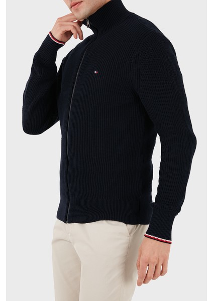 Pamuklu Regular Fit Fermuarlı Hırka Erkek Hırka MW0MW41517 Dw5 modelleri