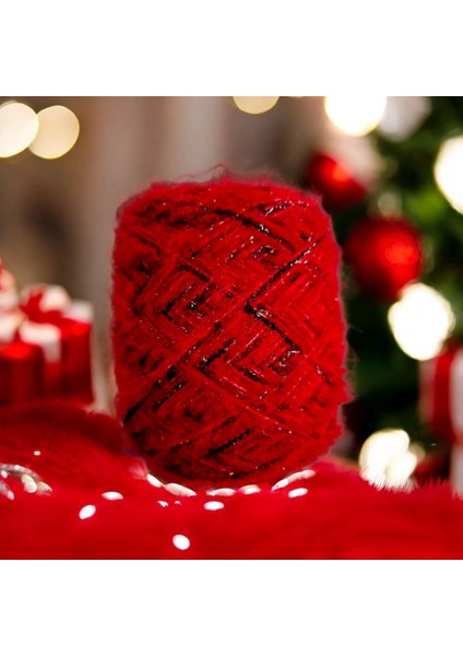 Moher Tiftik & Simli Buklet Karışımı Tasarim El Örgü Ipi 170 gr