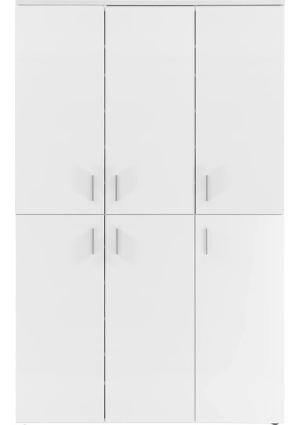 Keila Ayakkabılık - Çok Amaçlı Dolap - Kiler Dolabı - Beyaz - 120 cm