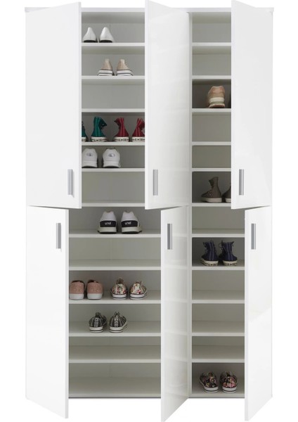 Keila Ayakkabılık - Çok Amaçlı Dolap - Kiler Dolabı - Beyaz - 120 cm modelleri