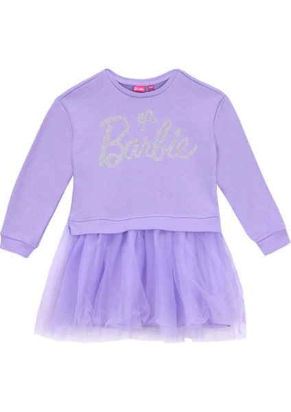 Simli Lila Kız Çocuk Abiye Elbise BRB5WG-ELB6691