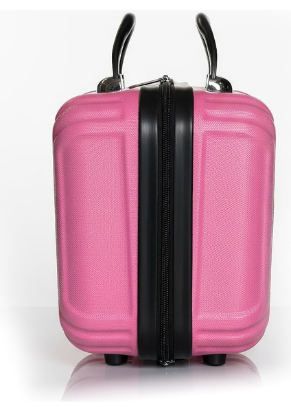 Altuğ Model Pembe Renk Abs Makyaj Çantası El Valizi modelleri