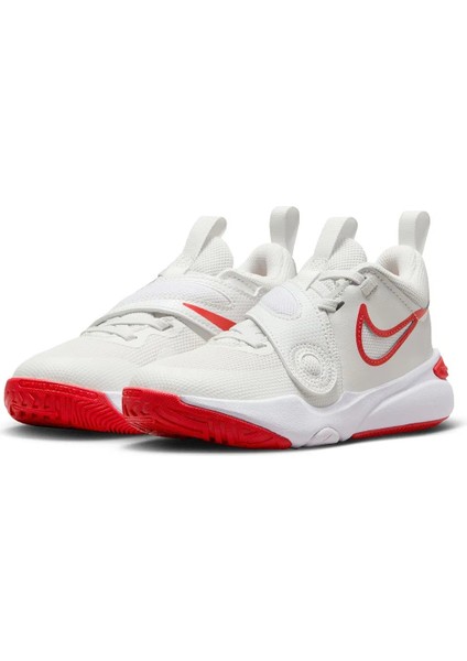 Team Hustle D 11 Unisex Beyaz Çocuk Basketbol Ayakkabısı modelleri