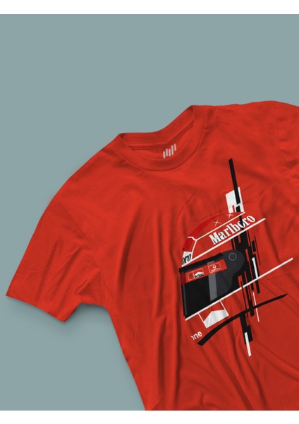 Michael Schumacher Shapes Of Helmet T-Shirt fiyatları