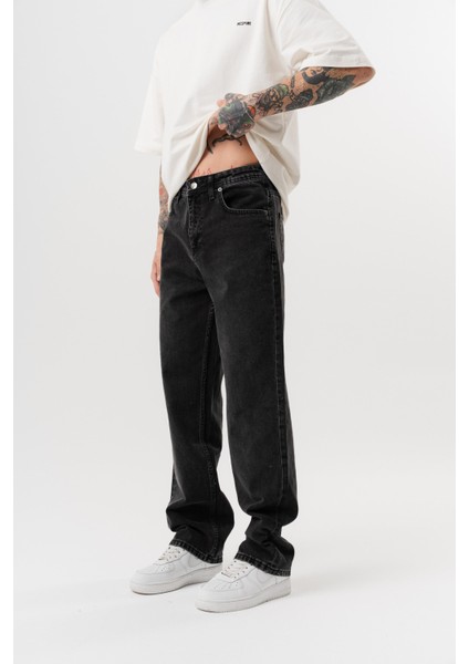Erkek Washed Baggy Pantolon Antrasit fiyatları