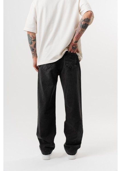 Erkek Washed Baggy Pantolon Antrasit fırsatları