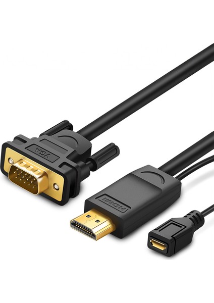 HDMI To VGA Dönüştürücü Kablo 1.5m, 30449