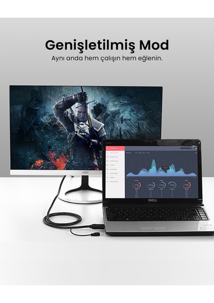 HDMI To VGA Dönüştürücü Kablo 1.5m, 30449 indirimleri