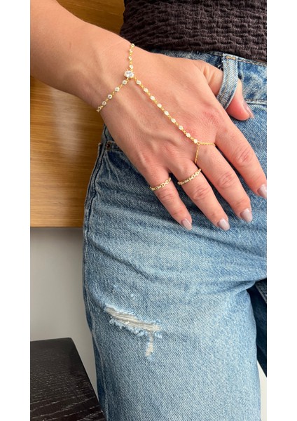 Oval Taşlı Altın Kaplama Gümüş Şahmeran fiyatları