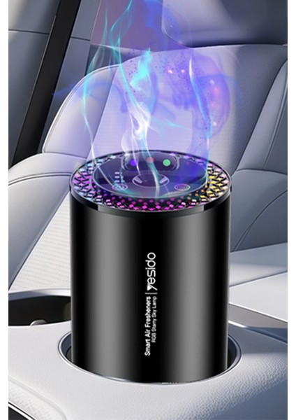 Araç Içi Işıklı ve Ambiyans Özellikli Ultrasonik Aroma Koku Makinesi - Siyah indirimleri