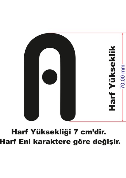 Stencil Harf Boyama Şablonu X054 modelleri