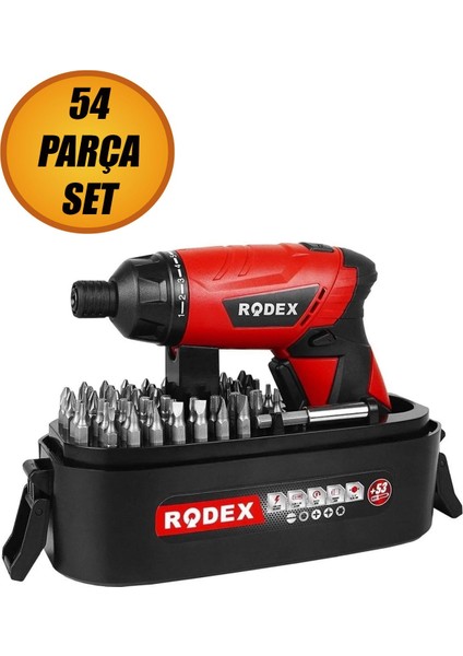 Şarjlı Tornavida 3.6V 1.5AH 210RPM Lı-Ion 54 Parça Hobi Set