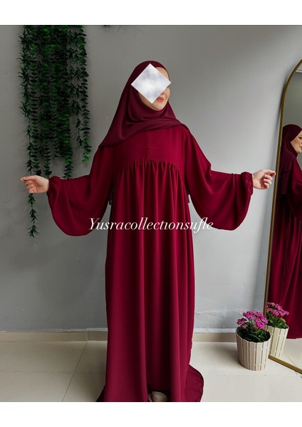 Ferace Tesettür Menekşe Elbise