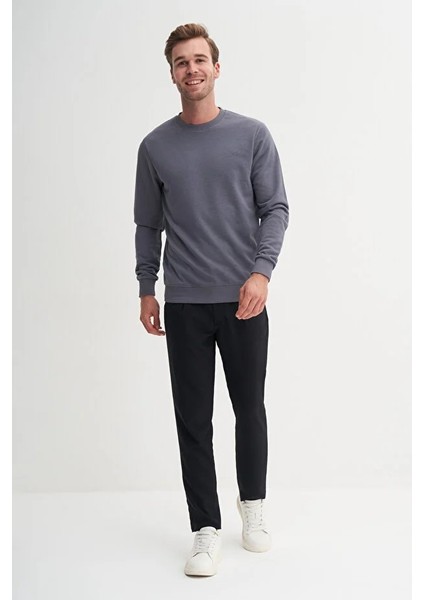 Slim Fit Mevsimlik 3 Iplik Pamuk Karışımlı SWEATSHIRT-56100