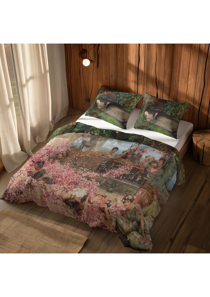 Ophelia / The Roses Of Heliogabalus Çift Taraflı Nevresim Takımı 200 cm x 220 cm