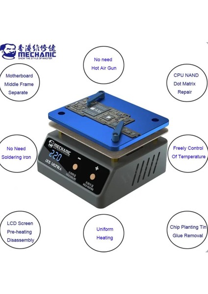 Mechanic Ix5 Ultra Preheating Platform For iPhone X-15 Pro Max fırsatları