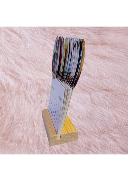 2026 Köpek Takvimi Ahşap Ayaklı Köpek Temalı Özel Tasarım Takvim modelleri