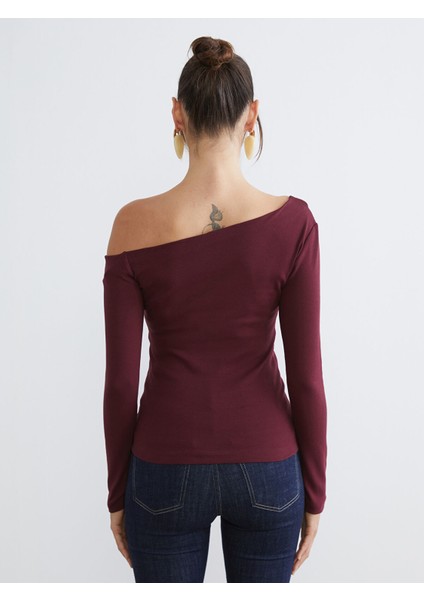 Yeni Sezon Tek Omuz Fitilli Bluz fırsatları