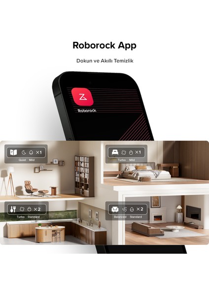 Q8 Max Pro Akıllı Robot Süpürge - Siyah