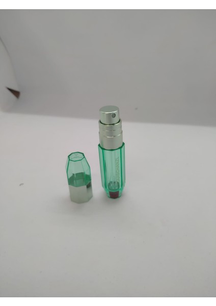 Mini Doldurulabilir Sekizgen Parfüm Şişesi 5 ml (Yeşil) modelleri