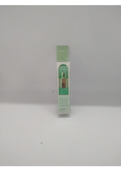 Mini Doldurulabilir Sekizgen Parfüm Şişesi 5 ml (Yeşil) indirimleri