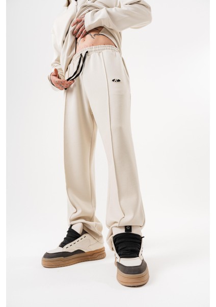 Erkek Modal Baggy Eşofman Altı Ekru indirimleri