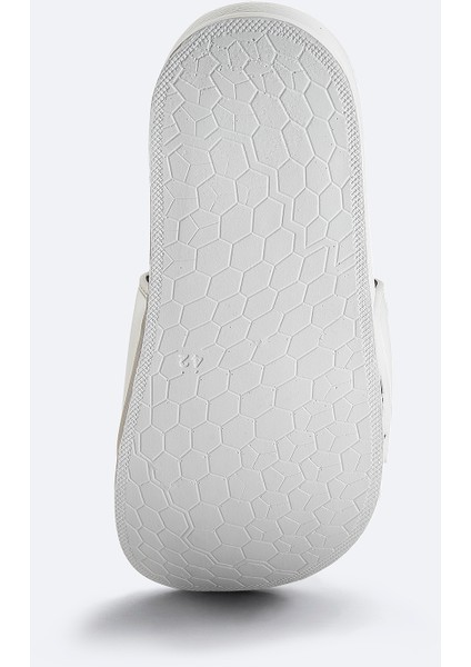 Erkek Beyaz Esnek Taban Hafif Terlik B008300