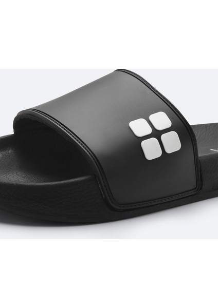 Erkek Siyah Esnek Taban Hafif Terlik B008300