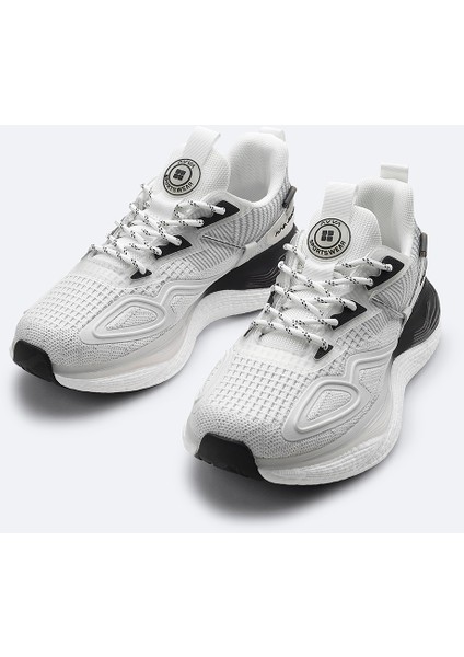 Erkek Beyaz Esnek Taban Sneaker Ayakkabı A41y8005