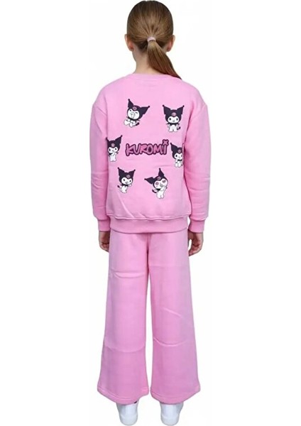 Kız Çocuk Kuromi Baskılı Kalın Eşofman Takım fiyatları