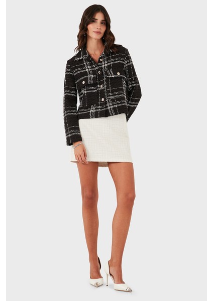 Via Dante Pamuklu Regular Fit Düğmeli Gömlek Yaka Ceket Bayan Ceket 2687551191 fiyatları