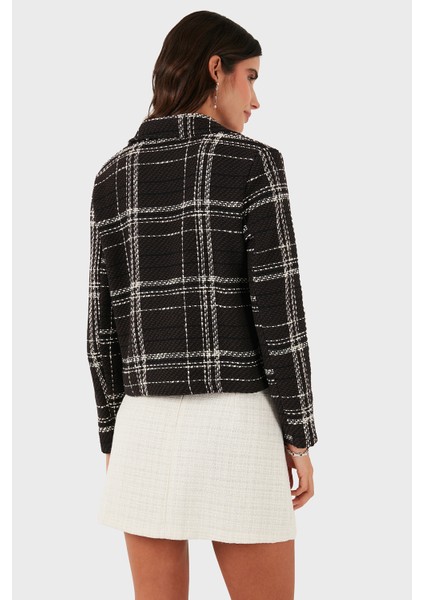 Via Dante Pamuklu Regular Fit Düğmeli Gömlek Yaka Ceket Bayan Ceket 2687551191 modelleri