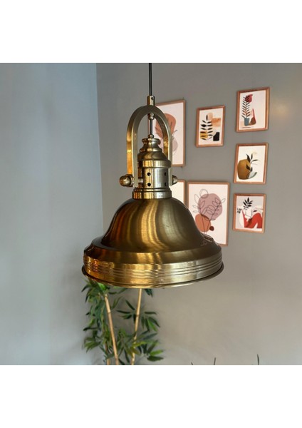 Ulmete Delikli Eskitme Başlık Tekli Sarkıt Avize Salon Ofis Otel Restoran Avizeleri Vintage Tasarım fırsatları