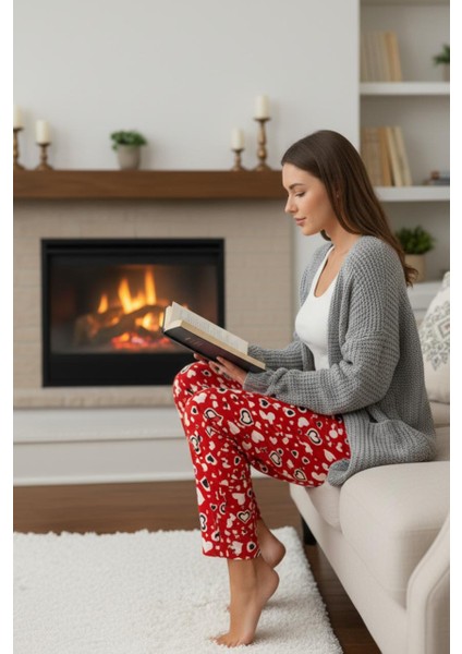 Uzun Tek Alt Pijama - Ev Giyimi Günlük Rahat Pijama Altı fiyatları