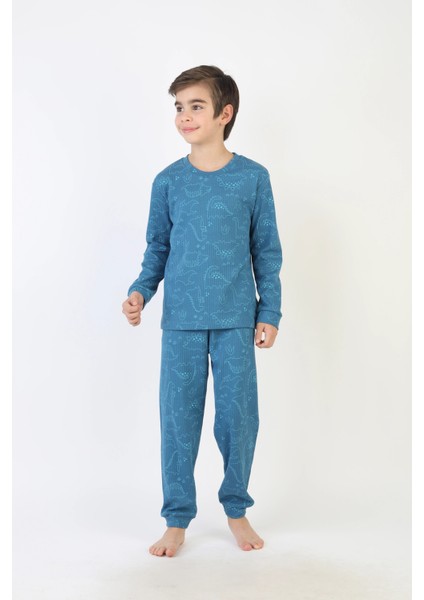Dinazor Desenli Erkek Çocuk Pijama Takımı 51527 fiyatları