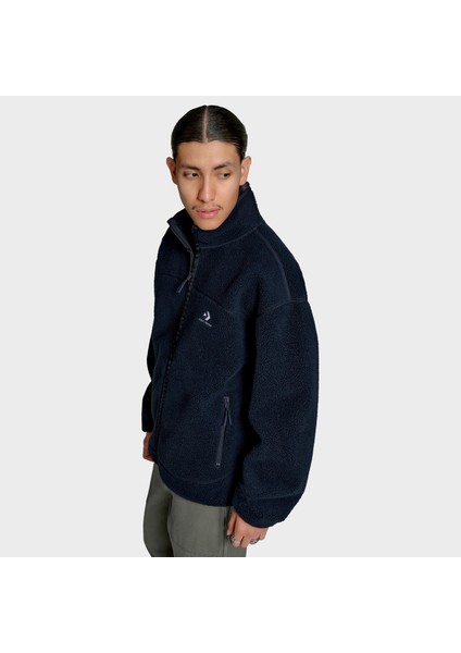 High Pile Fleece Erkek Siyah Ceket.blk fırsatları