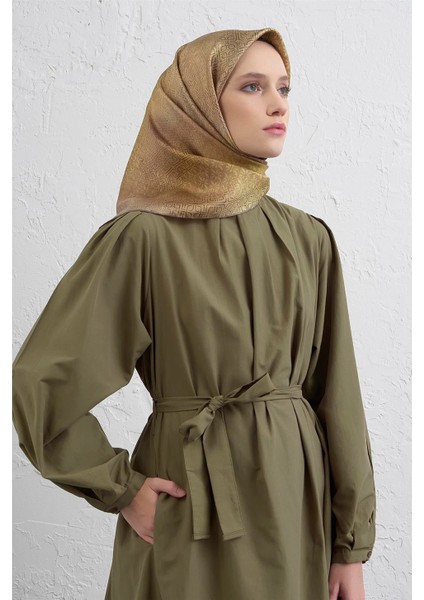 Klasik Desen Twill Ipek Eşarp -2025/2026 -94372D fiyatları