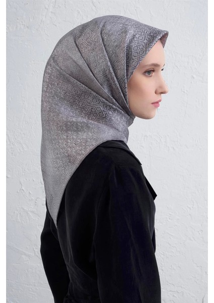 Klasik Desen Twill Ipek Eşarp -2025/2026 -94372D modelleri